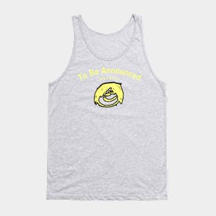 Yellow TBA Face Tank Top